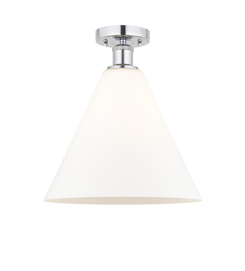 Berkshire - 1 Light - 12 inch - Polished Chrome - Semi-Flush Mount (3442|616-1F-PC-GBC-121)