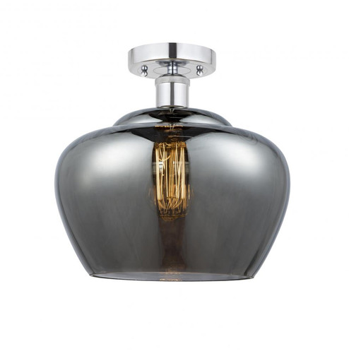 Fenton - 1 Light - 11 inch - Polished Chrome - Semi-Flush Mount (3442|616-1F-PC-G93-L)