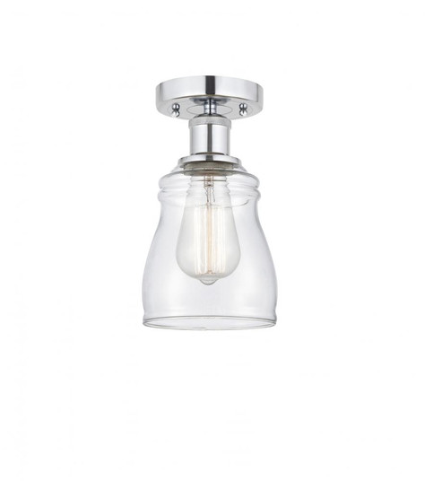 Ellery - 1 Light - 5 inch - Polished Chrome - Semi-Flush Mount (3442|616-1F-PC-G392)