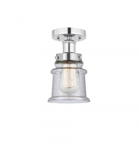 Canton - 1 Light - 5 inch - Polished Chrome - Semi-Flush Mount (3442|616-1F-PC-G184S)