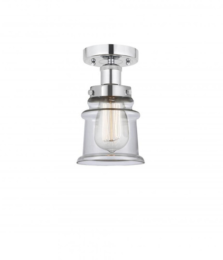 Canton - 1 Light - 5 inch - Polished Chrome - Semi-Flush Mount (3442|616-1F-PC-G182S)