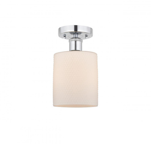Cobbleskill - 1 Light - 5 inch - Polished Chrome - Semi-Flush Mount (3442|616-1F-PC-G111)