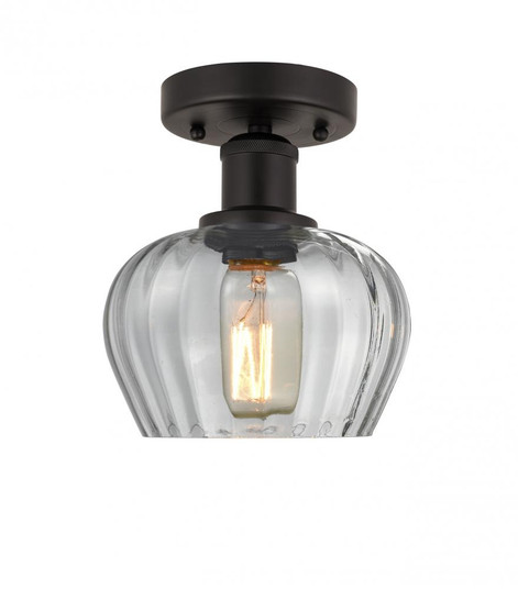 Fenton - 1 Light - 7 inch - Oil Rubbed Bronze - Semi-Flush Mount (3442|616-1F-OB-G92)