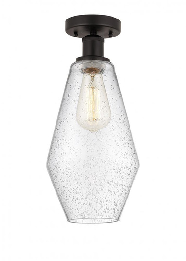 Cindyrella - 1 Light - 7 inch - Oil Rubbed Bronze - Semi-Flush Mount (3442|616-1F-OB-G654-7)