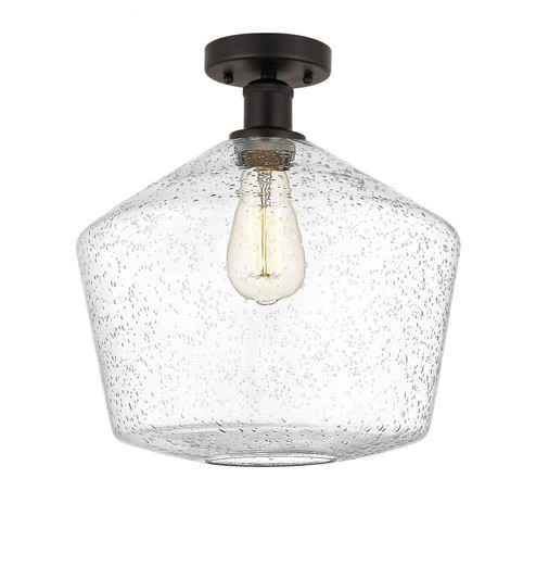 Cindyrella - 1 Light - 12 inch - Oil Rubbed Bronze - Semi-Flush Mount (3442|616-1F-OB-G654-12)
