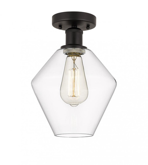 Cindyrella - 1 Light - 8 inch - Oil Rubbed Bronze - Semi-Flush Mount (3442|616-1F-OB-G652-8)
