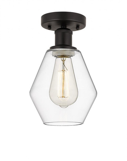 Cindyrella - 1 Light - 6 inch - Oil Rubbed Bronze - Semi-Flush Mount (3442|616-1F-OB-G652-6)