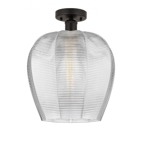 Norfolk - 1 Light - 12 inch - Oil Rubbed Bronze - Semi-Flush Mount (3442|616-1F-OB-G462-12)