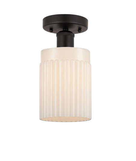 Hadley - 1 Light - 5 inch - Oil Rubbed Bronze - Semi-Flush Mount (3442|616-1F-OB-G341)