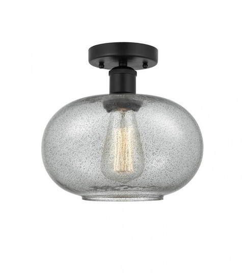 Gorham - 1 Light - 10 inch - Matte Black - Semi-Flush Mount (3442|616-1F-BK-G247)