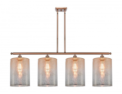 Cobbleskill - 4 Light - 48 inch - Antique Copper - Stem hung - Island Light (3442|516-4I-AC-G116-L)