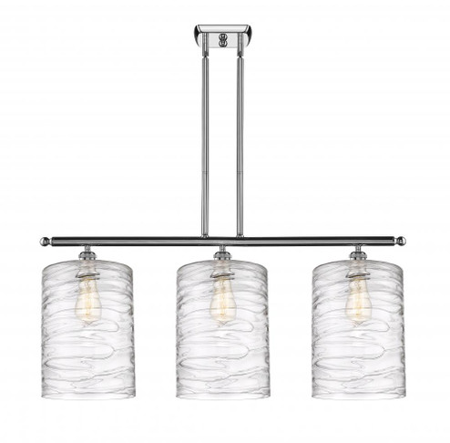 Cobbleskill - 3 Light - 36 inch - Polished Chrome - Stem hung - Island Light (3442|516-3I-PC-G1113-L)