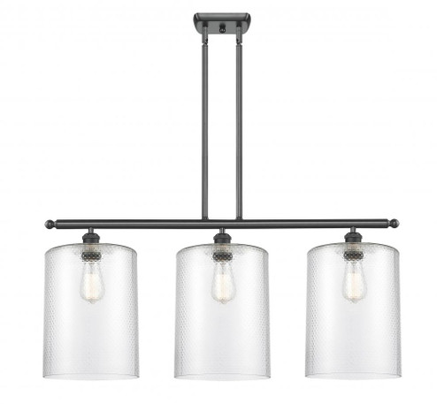 Cobbleskill - 3 Light - 36 inch - Matte Black - Stem hung - Island Light (3442|516-3I-BK-G112-L)
