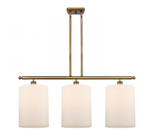 Cobbleskill - 3 Light - 36 inch - Brushed Brass - Stem hung - Island Light (3442|516-3I-BB-G111-L)