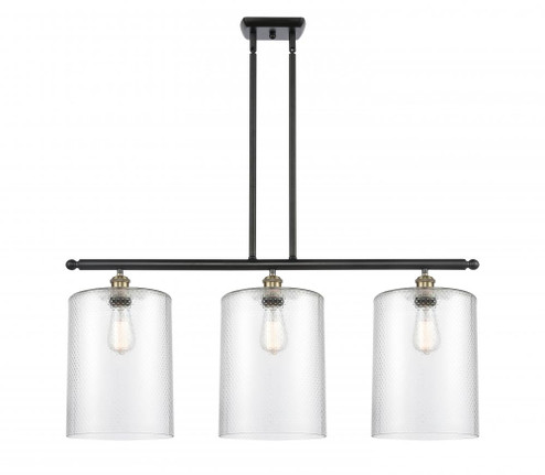 Cobbleskill - 3 Light - 36 inch - Black Antique Brass - Cord hung - Island Light (3442|516-3I-BAB-G112-L)