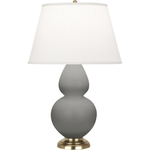 Matte Smokey Taupe Double Gourd Table Lamp (237|MST55)