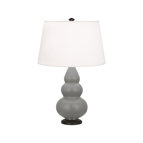 Matte Smokey Taupe Small Triple Gourd Accent Lamp (237|MST31)