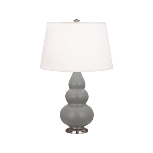 Matte Smokey Taupe Small Triple Gourd Accent Lamp (237|MST32)