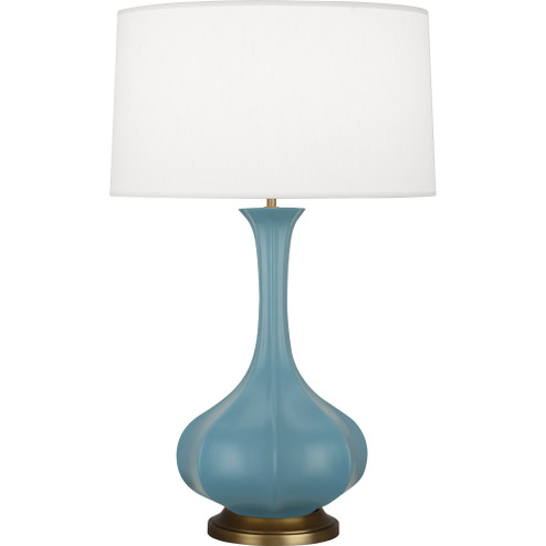 Matte Steel Blue Pike Table Lamp (237|MOB94)