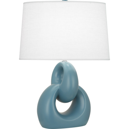 Matte Steel Blue Fusion Table Lamp (237|MOB81)