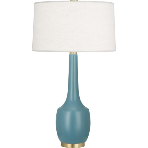 Matte Steel Blue Delilah Table Lamp (237|MOB70)