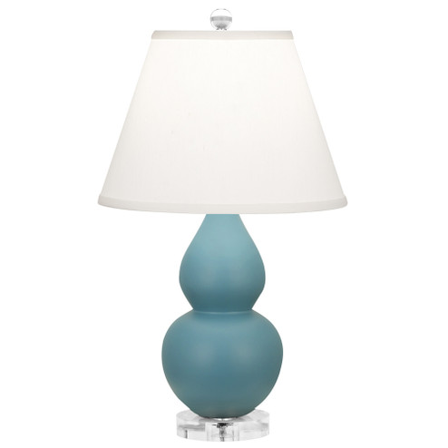 Matte Steel Blue Small Double Gourd Accent Lamp (237|MOB53)