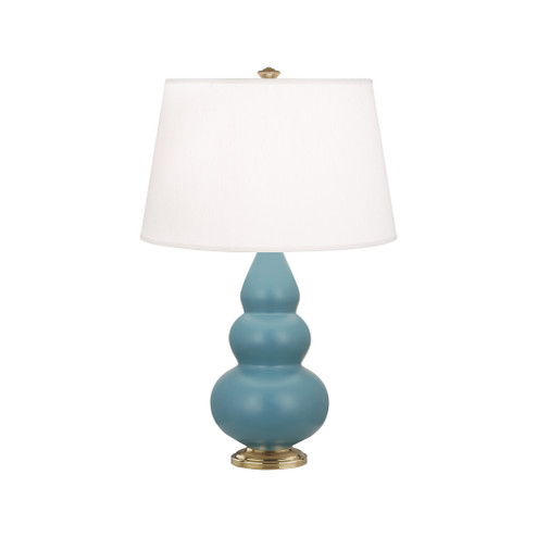 Matte Steel Blue Small Triple Gourd Accent Lamp (237|MOB30)