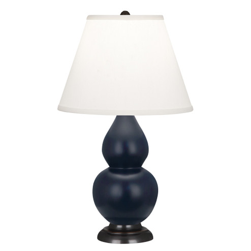 Matte Midnight Blue Small Double Gourd Accent Lamp (237|MMB51)