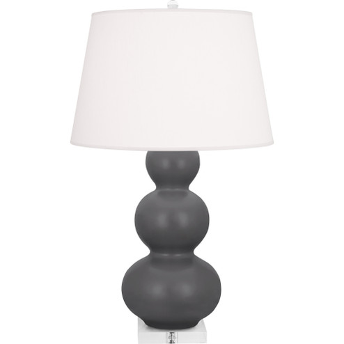 Matte Ash Triple Gourd Table Lamp (237|MCR43)