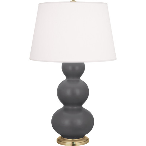 Matte Ash Triple Gourd Table Lamp (237|MCR40)