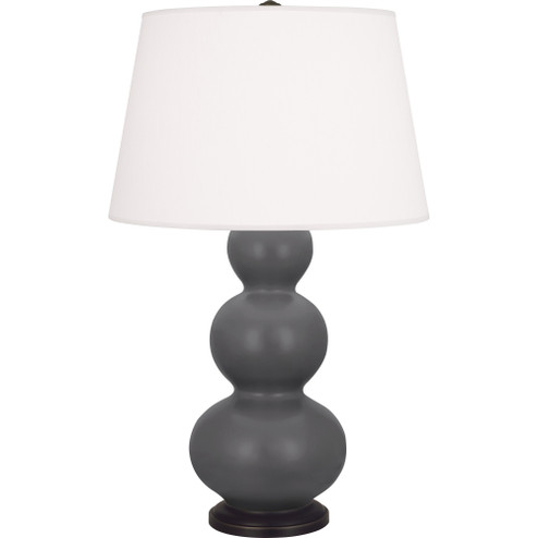 Matte Ash Triple Gourd Table Lamp (237|MCR41)