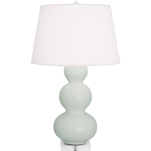 Matte Celadon Triple Gourd Table Lamp (237|MCL43)