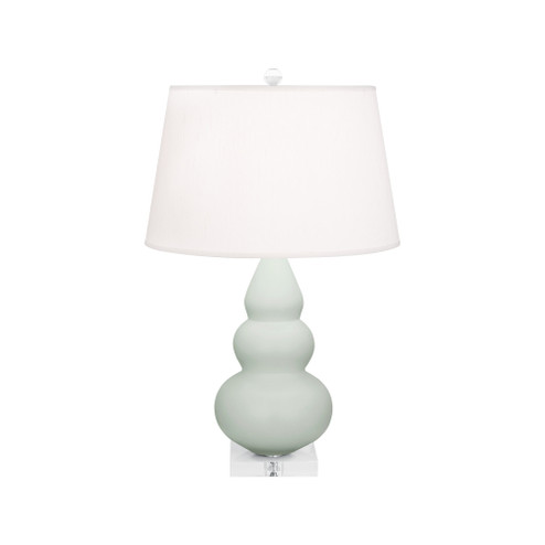 Matte Celadon Small Triple Gourd Accent Lamp (237|MCL33)