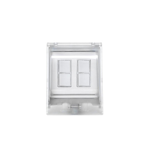 Dual Duplex Switch Weatherproof Surface Mount and Gang Box - 20 Amp Per Pole (4304|EFDOWPW)
