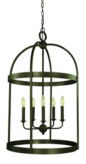 5-Light Iron Heidelberg Foyer Chandelier (84|5645 IRON)