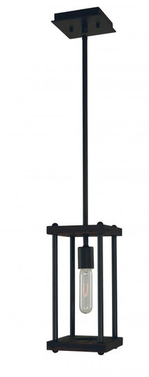 1-Light Matte Black Industria Pendant (84|5531 MBLACK)