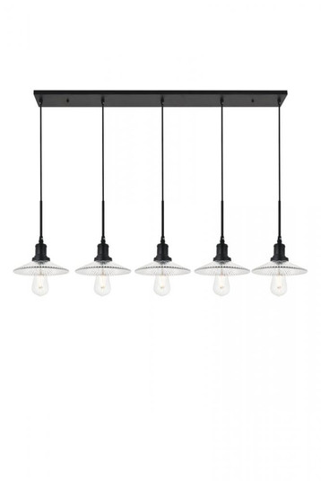Waltz 5 light black Pendant (758|LD4040D48BK)