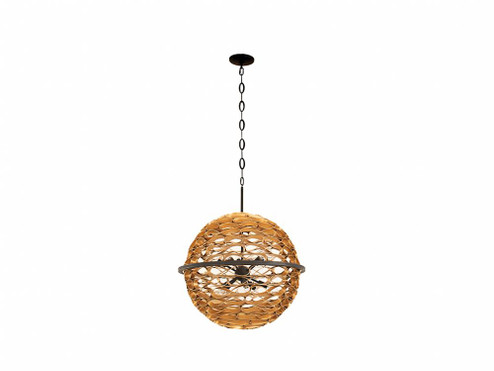 Ventura 10-Light Pendant in Matte Black and Gold (128|7-9352-10-46)