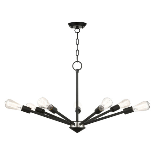 7 Lt Black Chandelier (108|45837-04)