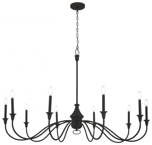 Halifax County - 10 Light, Chandelier Fixture in Metal (10|6259-076)