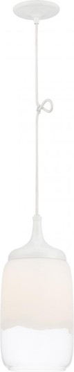 Horizon - LED Mini Pendant with White to Clear Glass (81|62/695)