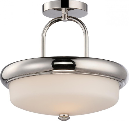 Dylan - 2 Light Semi Flush with Etched Opal Glass - LED Omni Included (81|62/404)