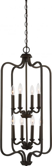 Willow - 8 Light Cage Pendant - Forest Bronze Finish (81|60/5972)
