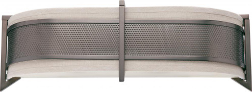 Diesel - 3 Light Horizontal Sconce with Khaki Fabric Shade - Hazel Bronze Finish (81|60/4438)