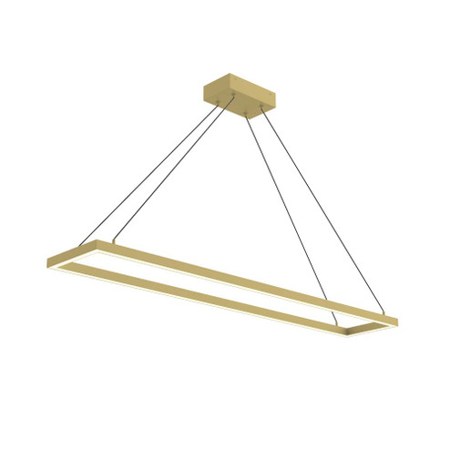 Piazza 48-in Brushed Gold LED Pendant (461|PD88548-BG)