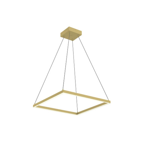 Piazza 24-in Brushed Gold LED Pendant (461|PD88124-BG)