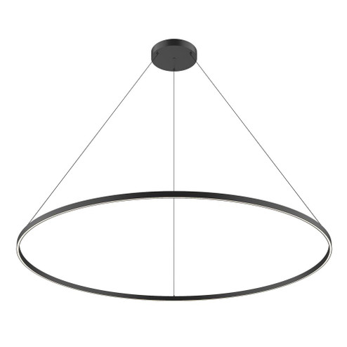 Cerchio 72-in Black LED Pendant (461|PD87772-BK)