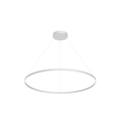 Cerchio 48-in White LED Pendant (461|PD87748-WH)