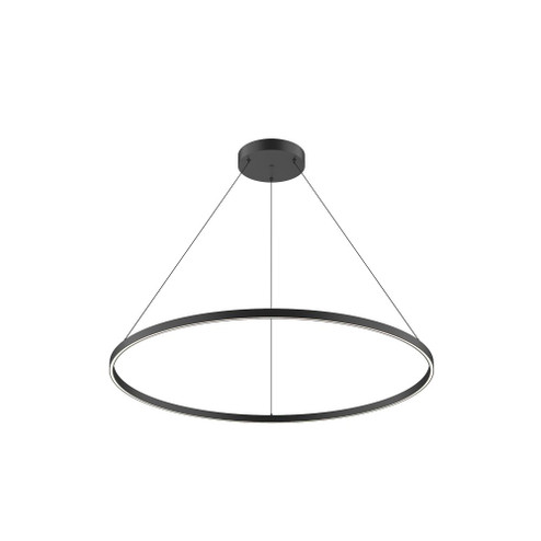 Cerchio 48-in Black LED Pendant (461|PD87748-BK)