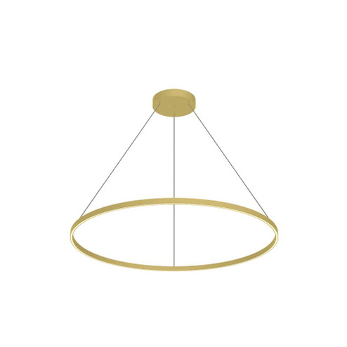 Cerchio 48-in Brushed Gold LED Pendant (461|PD87748-BG)